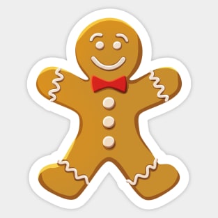 Mmm.. Gingerbread man! Sticker